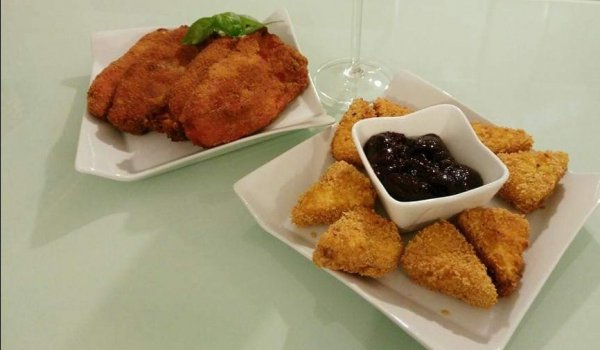 Панирани триъгълни сиренца