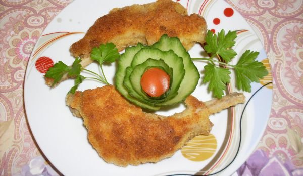 Панирани заешки бутчета