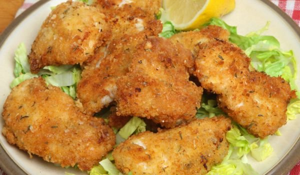 Панирано пиле на фурна