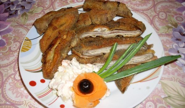 Панирано свинско шкембе