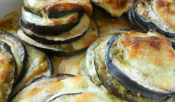 Пармиджана с патладжан и моцарела