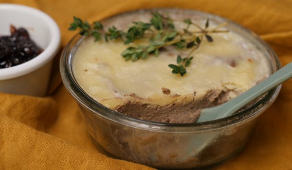 Пастет с пилешки дробчета и сладко от червен лук