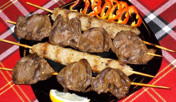 Патешки сърчица на скара
