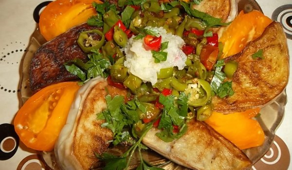 Патладжан с чорбаджийски чушки