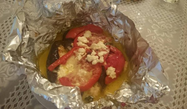Патладжан с домат и сирена