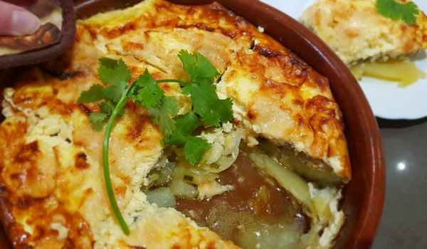 Патладжан с Картофи на Фурна
