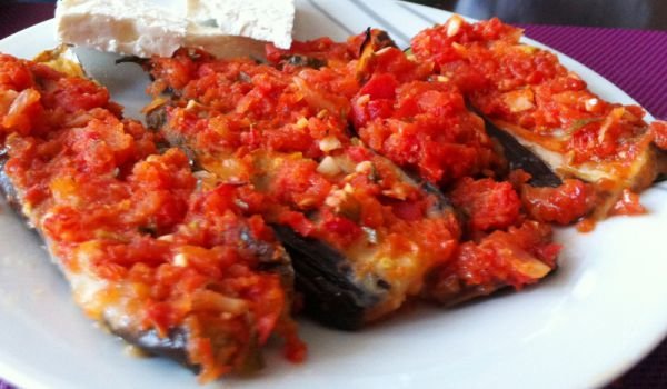 Патладжани с доматен сос