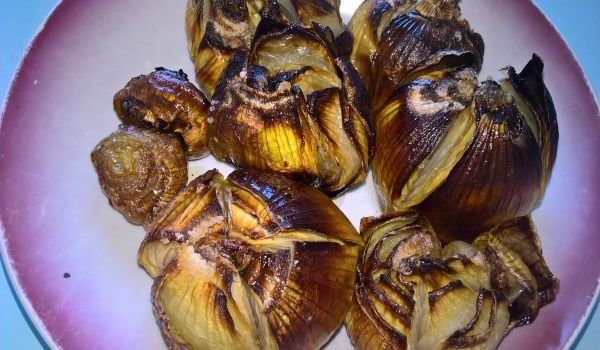 Печен лук