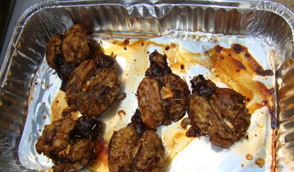 Печени агнешки мозъчета