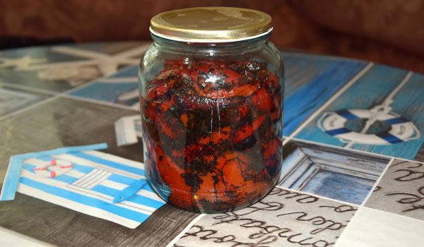 Печени капии в буркани