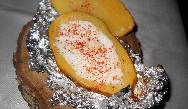 Печени картофи с яйце
