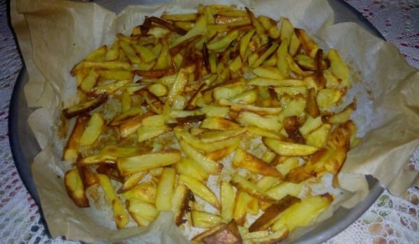 Печени картофи с лимон