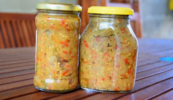 Печени патладжани и чушки