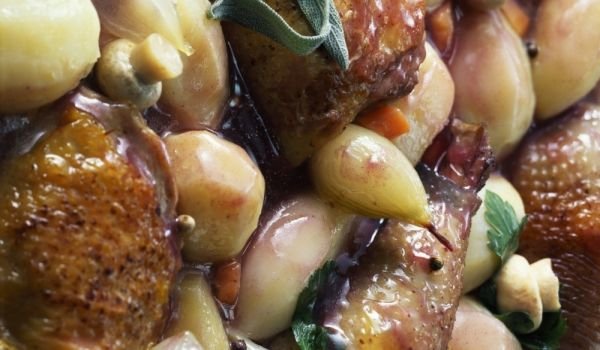 Петел с картофки на фурна