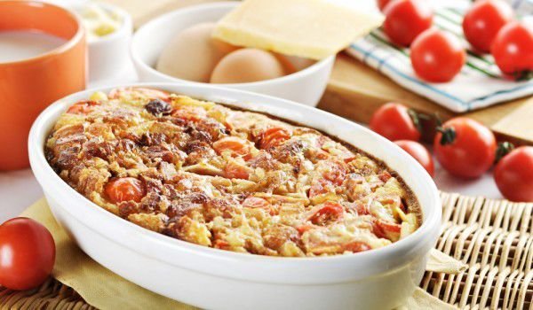 Пикантен пай с патладжани