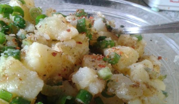 Пикантна картофена салата със самардала