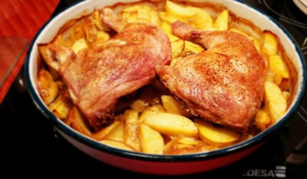 Пиле с картофки на фурна