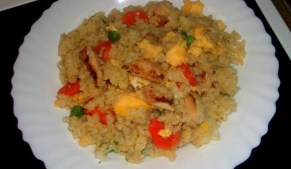 Пиле с ориз по китайски
