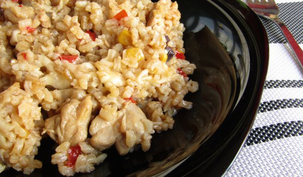 Пиле с Ориз по Мексикански