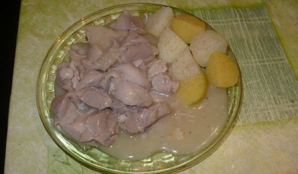 Пиле соте с лимон