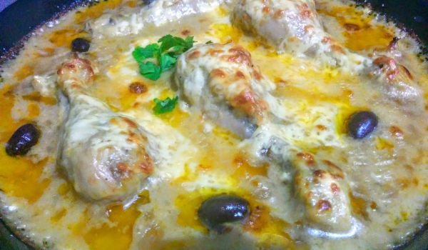 Пиле в крем от целина