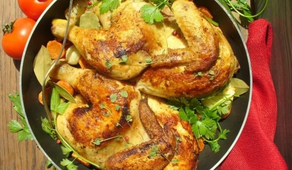 Пиле в прясно мляко