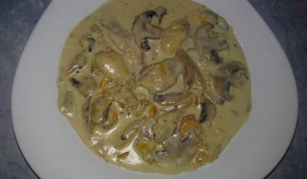 Пилешка каша с гъби