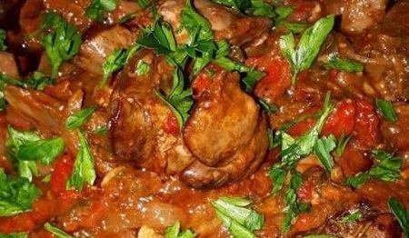 Пилешки дробчета и сърца по селски