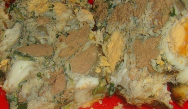 Пилешки дробчета с яйца на фурна