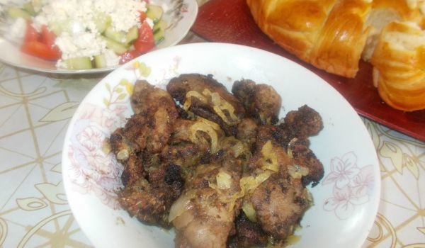 Пилешки дробчета в масло