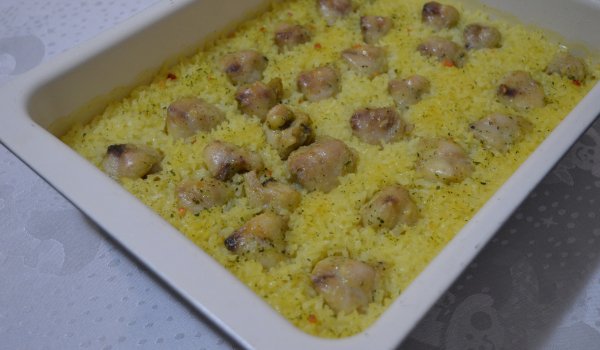 Пилешки Трътки с Ориз на Фурна