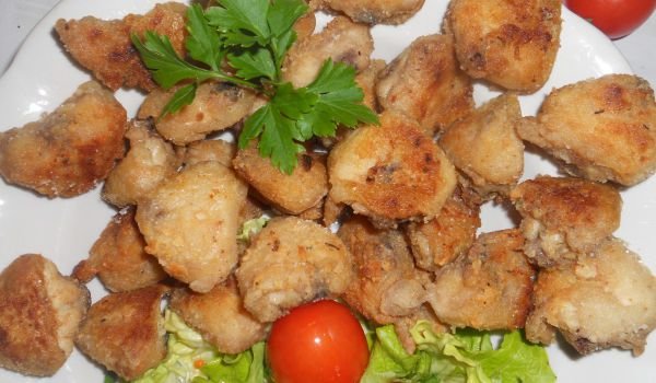 Пилешки трътки в масло