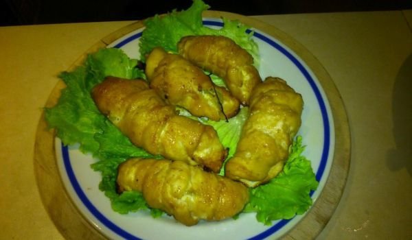 Пилешко руло със зеленчуци