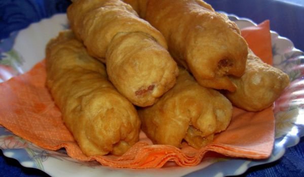 Пирожки с шунка и кашкавал