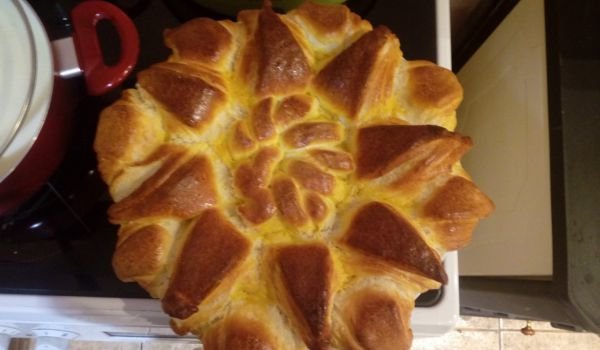 Пита слънце с 1 яйце