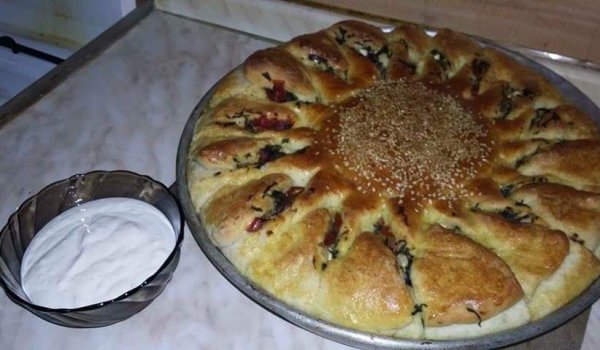 Пита Слънце с плънка