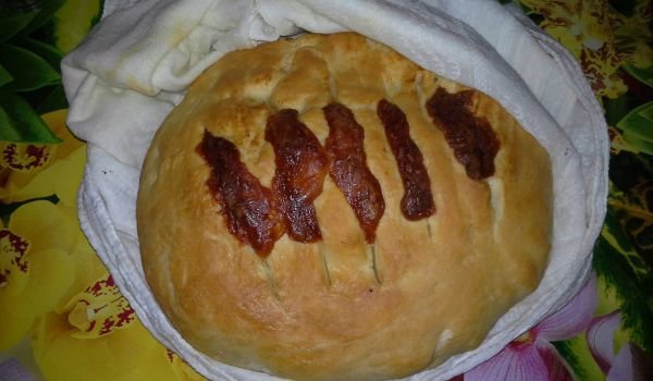 Питка от готово тесто и кашкавал