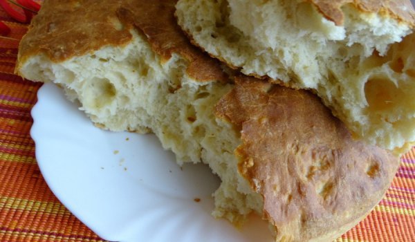 Питка от къпано тесто