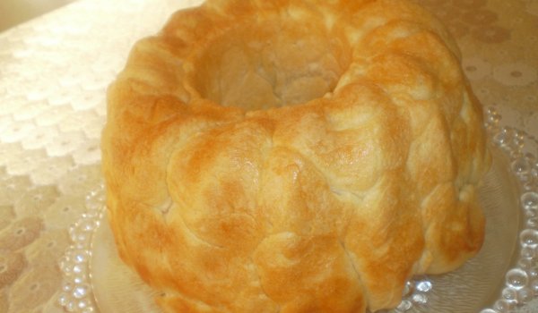 Питка с пара в кексова форма за Васильовден