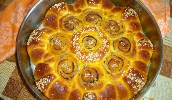 Питка с течен шоколад