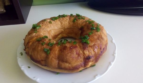 Питка със сирене и семена в кексова форма