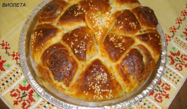 Питка със сърце и сирене