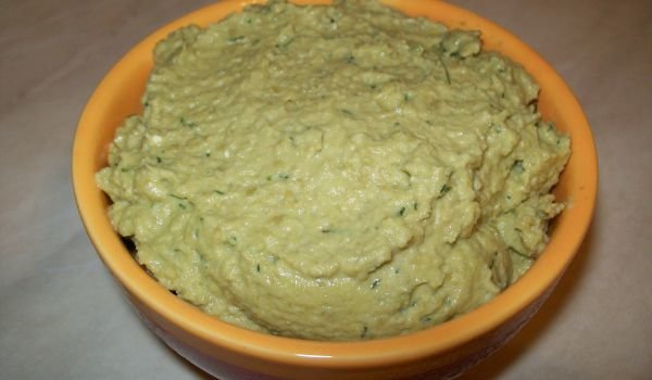 Пюре от грах и мента