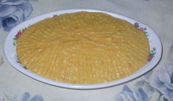 Пюре от картофи и моркови с портокалов сок