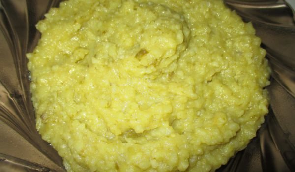 Пюре от картофи, зелени домати и чушки