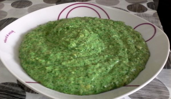 Пюре от спанак и картофи