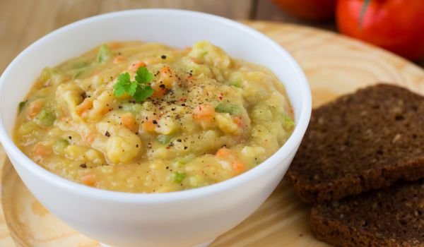 Пюре с картофи и грах