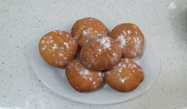 Понички с крем