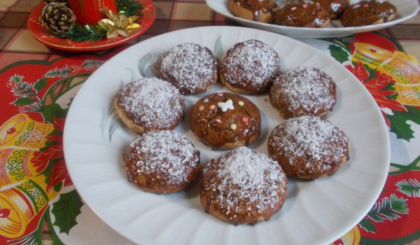 Портокалови курабийки с шоколад и кокос
