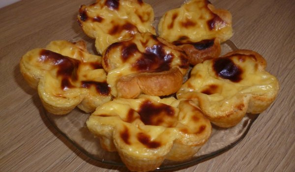 Португалски кошнички с яйчен крем